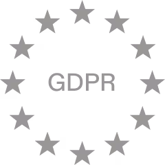 Circle of twelve five-pointed stars surrounding the word EUROPE in the center.