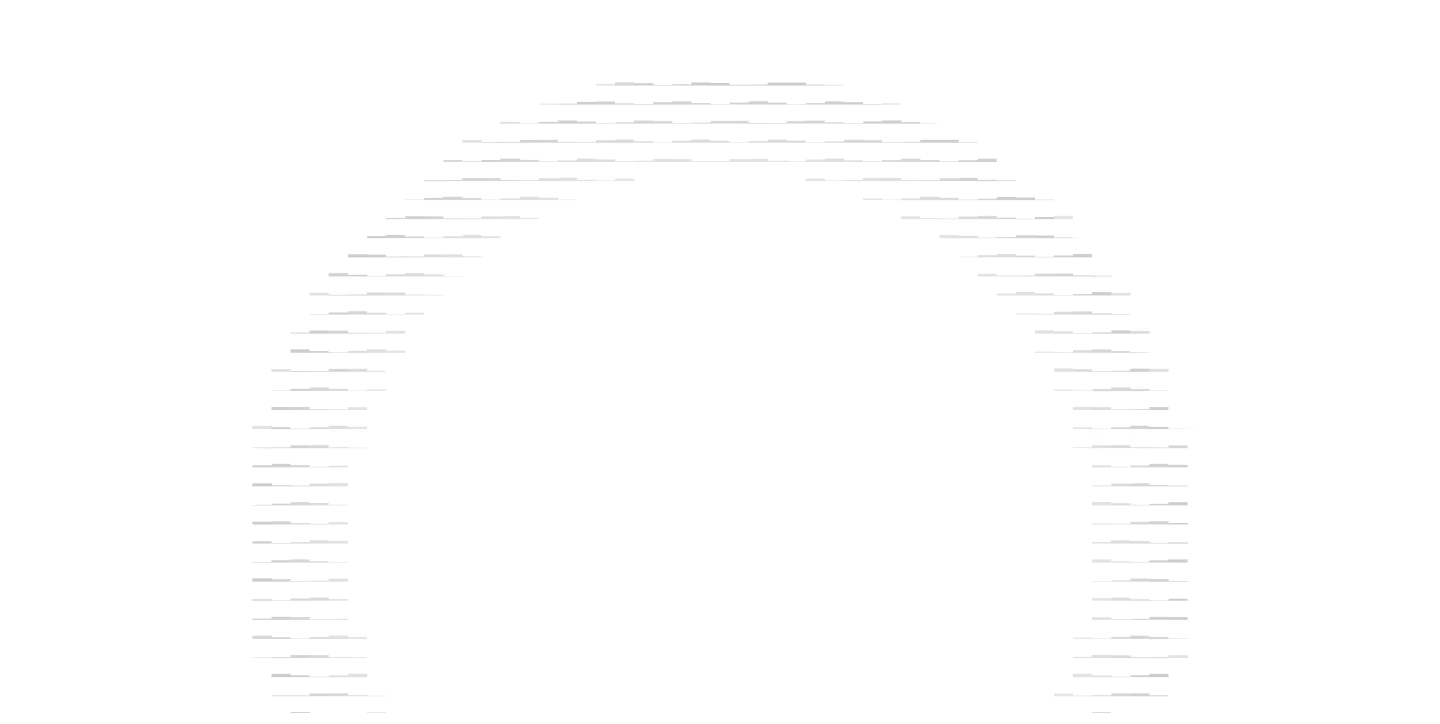 Glitched black and white animated circle with horizontal white line in the center on black background.