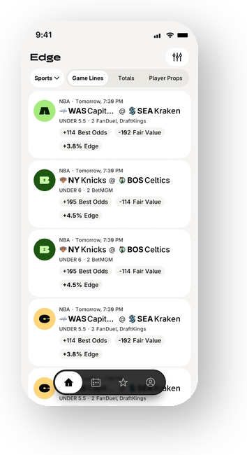 Edge App - Game Lines