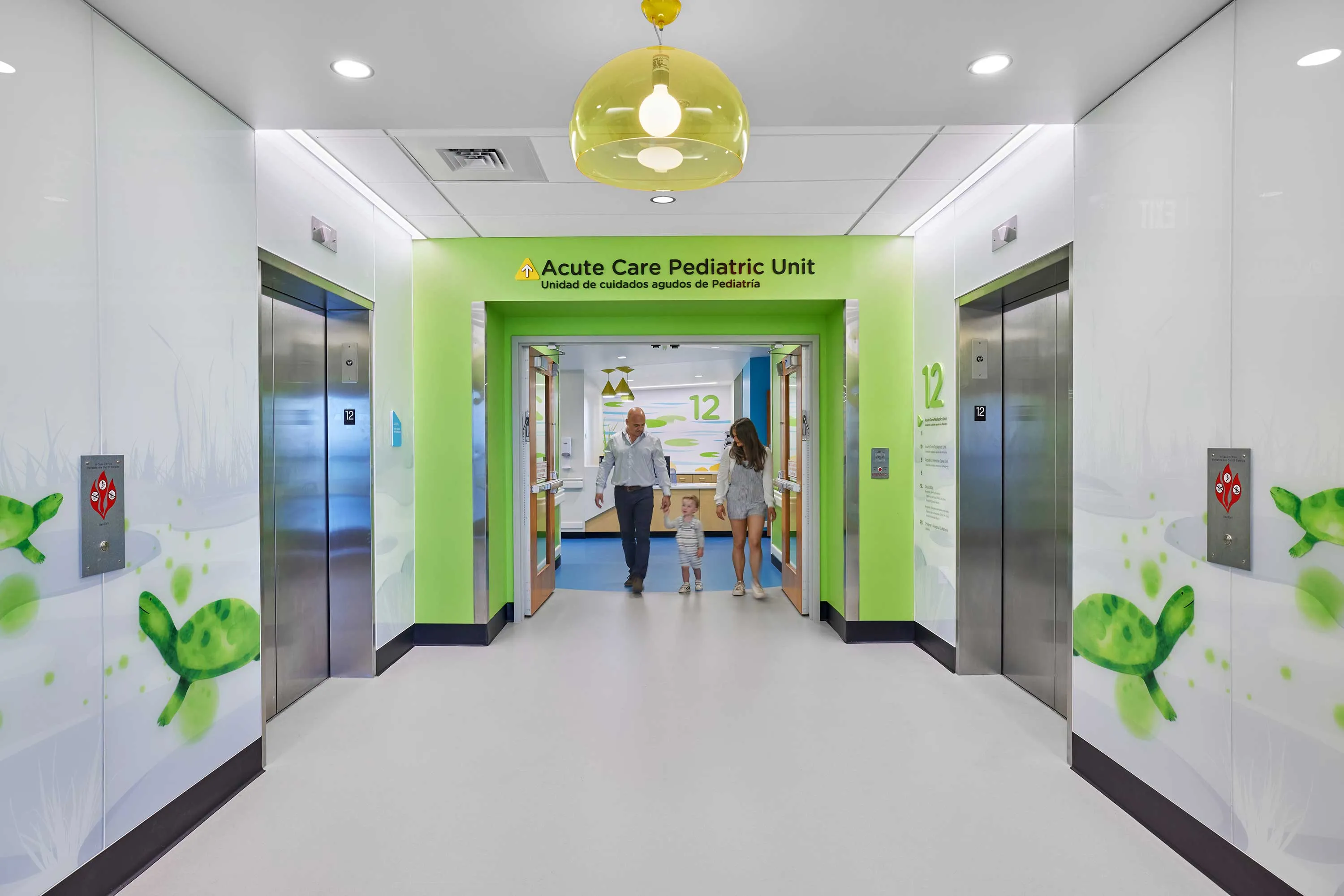 Experiential graphics detail, Wonder Tower VCU Health Children's Hospital of Richmond
