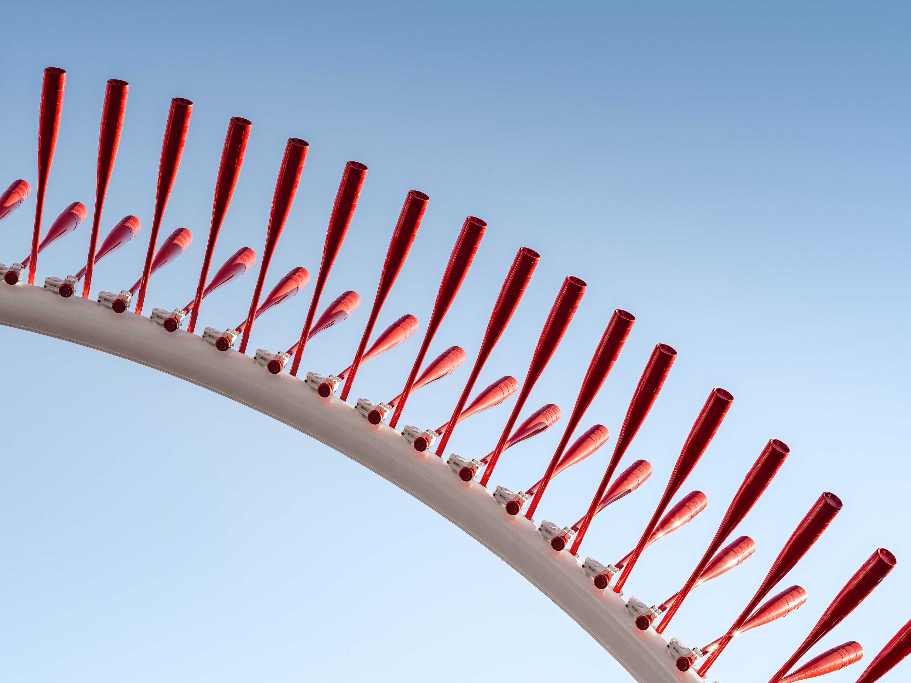 Bounce + Swing public art installation, Surprise Stadium, Arizona