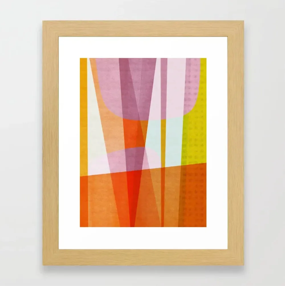 Original studio artwork by Liz Taylor Creative exploring color and geometry