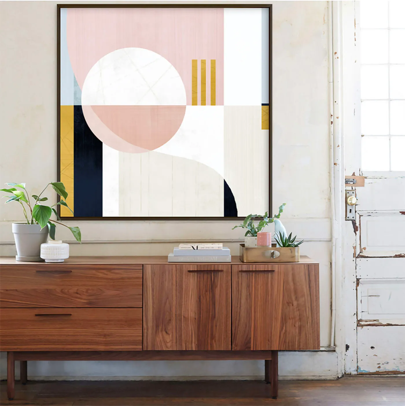 Original print or stained glass study, Liz Taylor Creative studio works