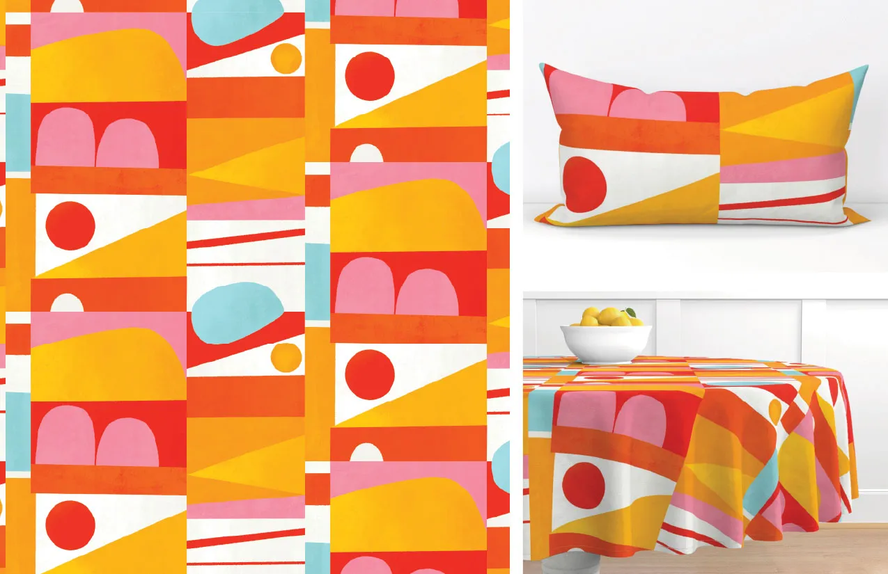 Surface pattern design for branded environments and textiles, Liz Taylor Creative