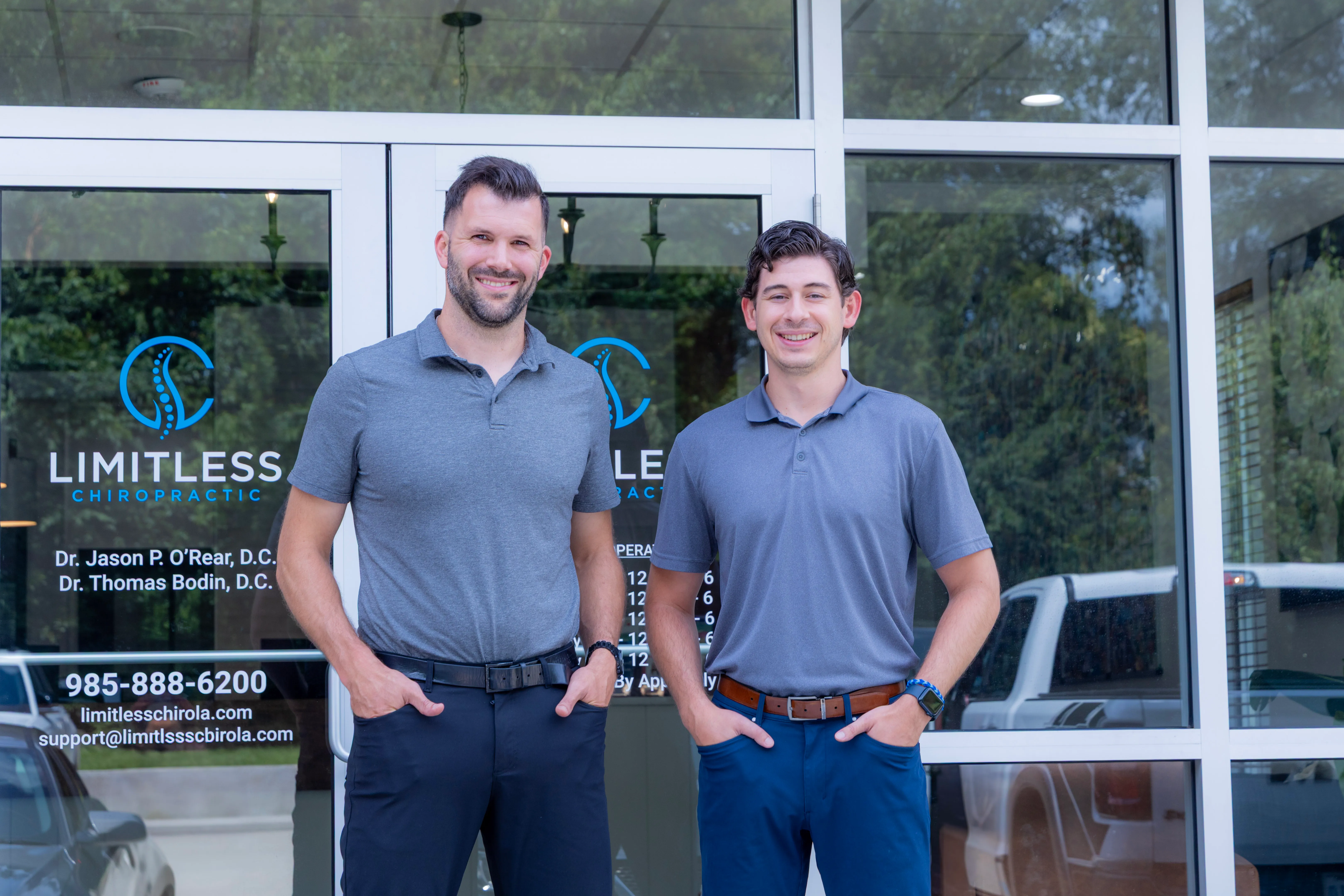 Family chiropractic block appointment in Mandeville LA showing parents and children prioritizing spinal health