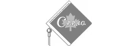 Black diamond-shaped patch with a maple leaf and the word 'Canada' written in cursive.