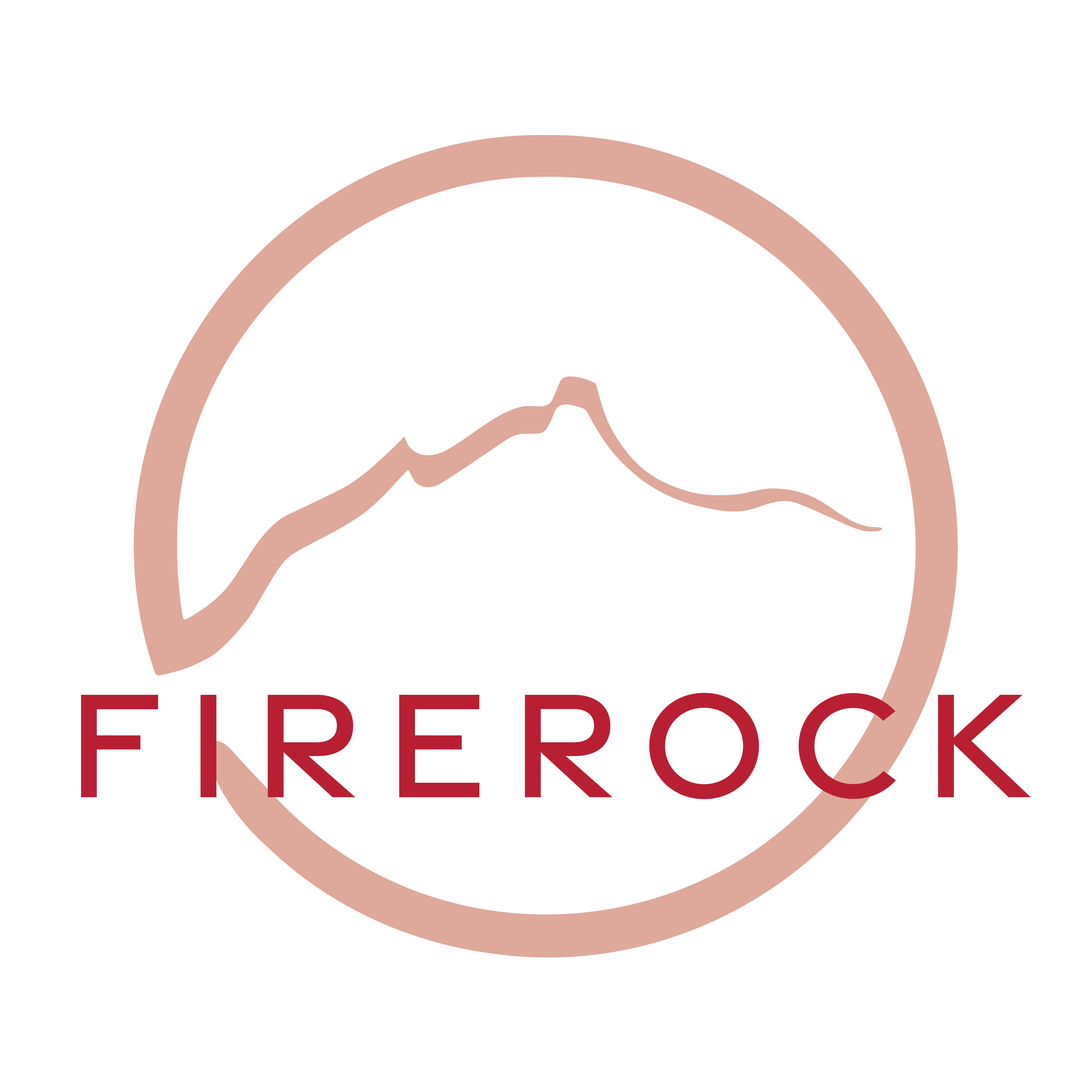FireRock Country Club Logo in Red