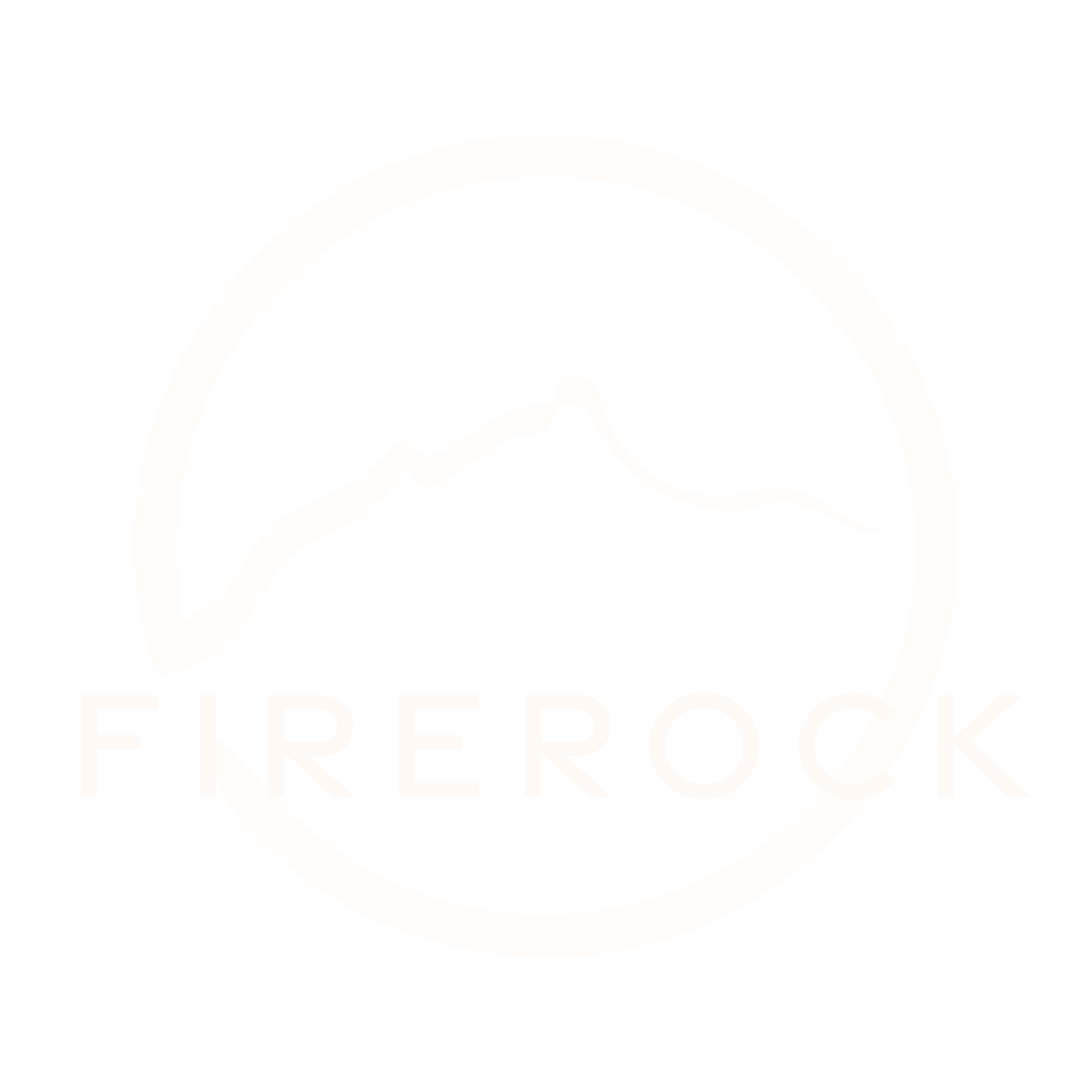 FireRock Country Club Circle Logo with Wordmark