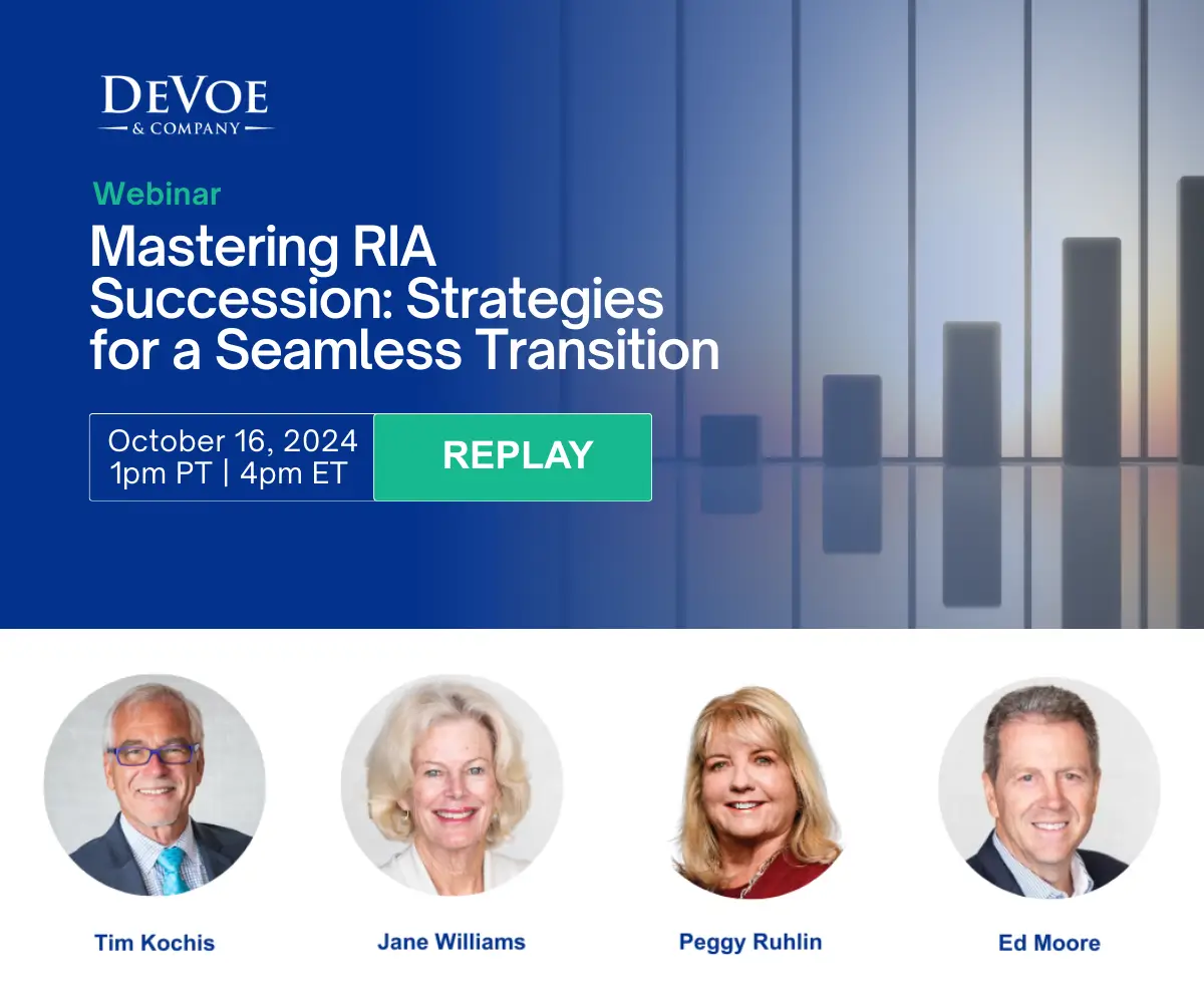 Mastering RIA Succession: Strategies for a Seamless Transition banner