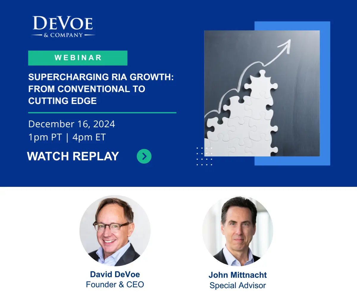 Supercharging RIA Growth: From Conventional Practice to Competitive Advantage banner