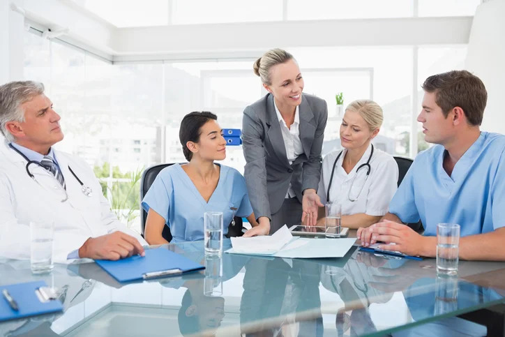 Medical team meeting