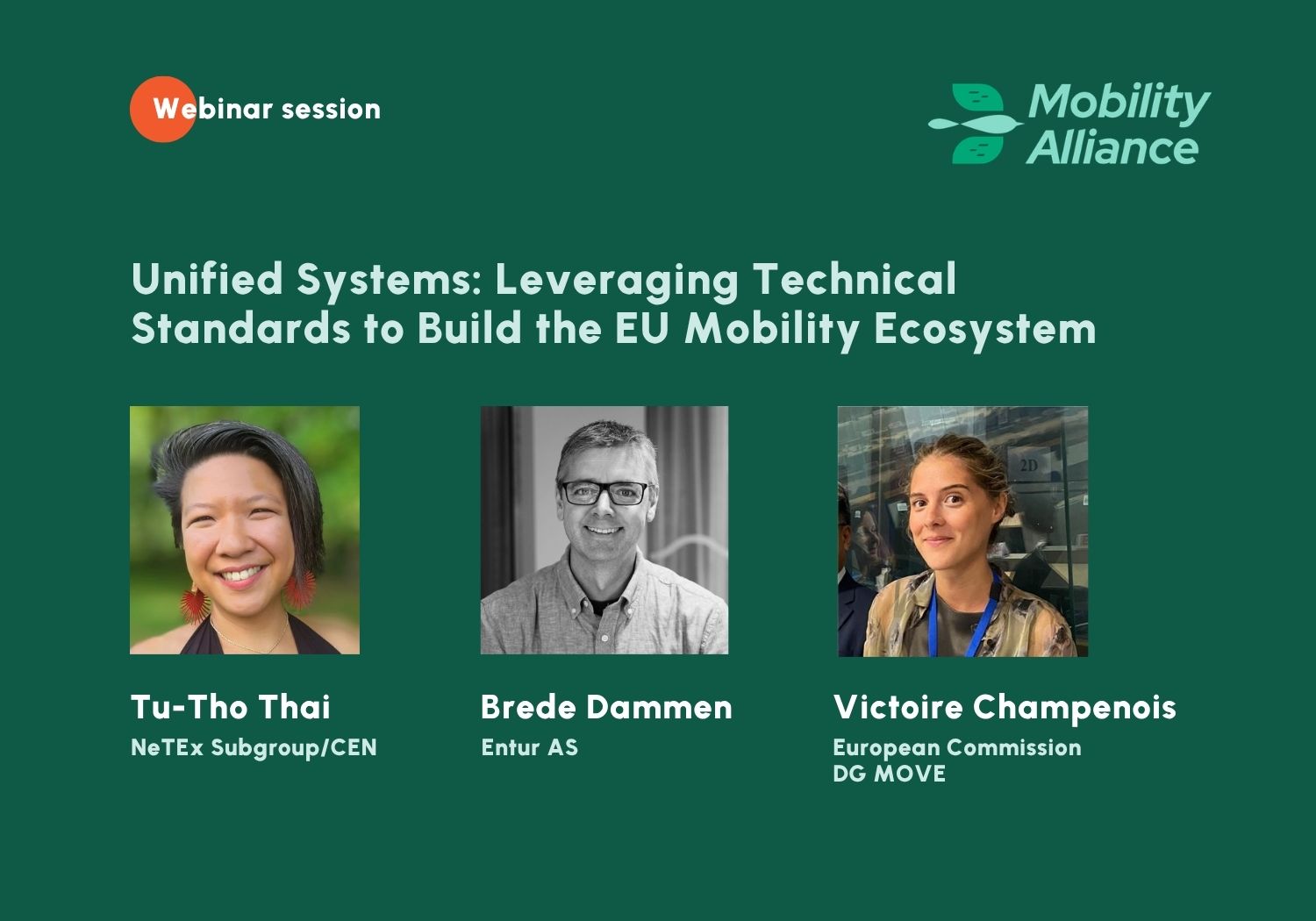 Mobility Alliance webinar session