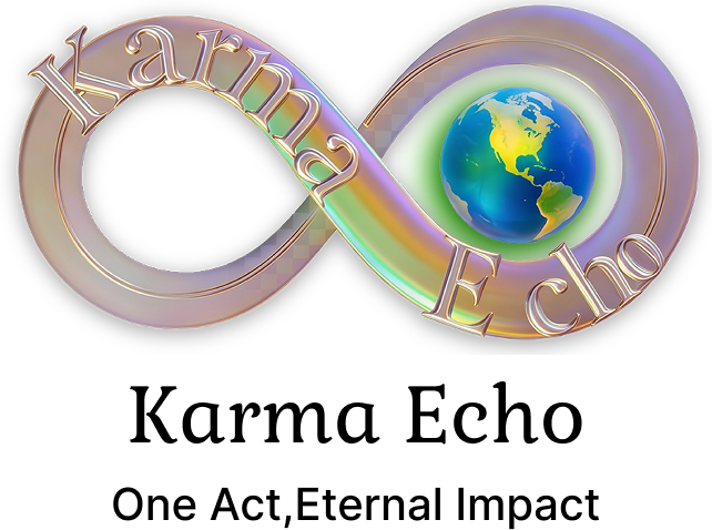 karma logo with tagline