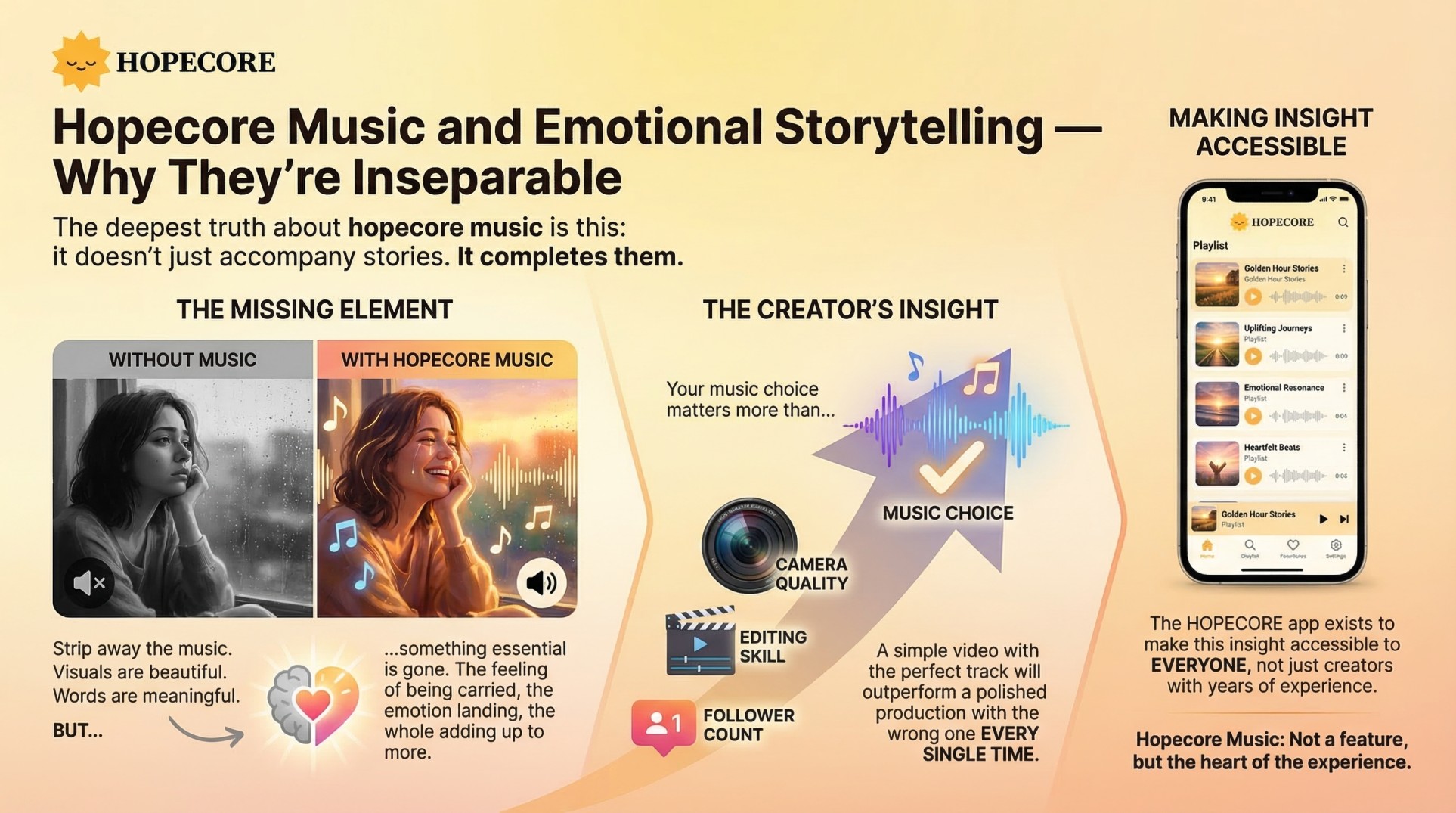 Hopecore Music and Emotional Storytelling — Why They're Inseparable