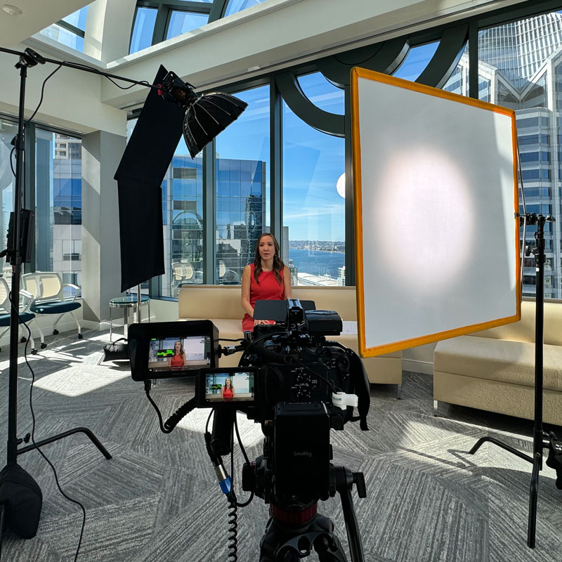 Professional video production behind the scenes by Anson Creative