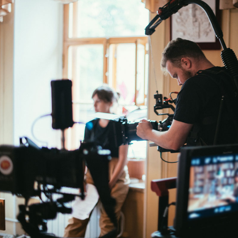 On-set video filming by Anson Creative