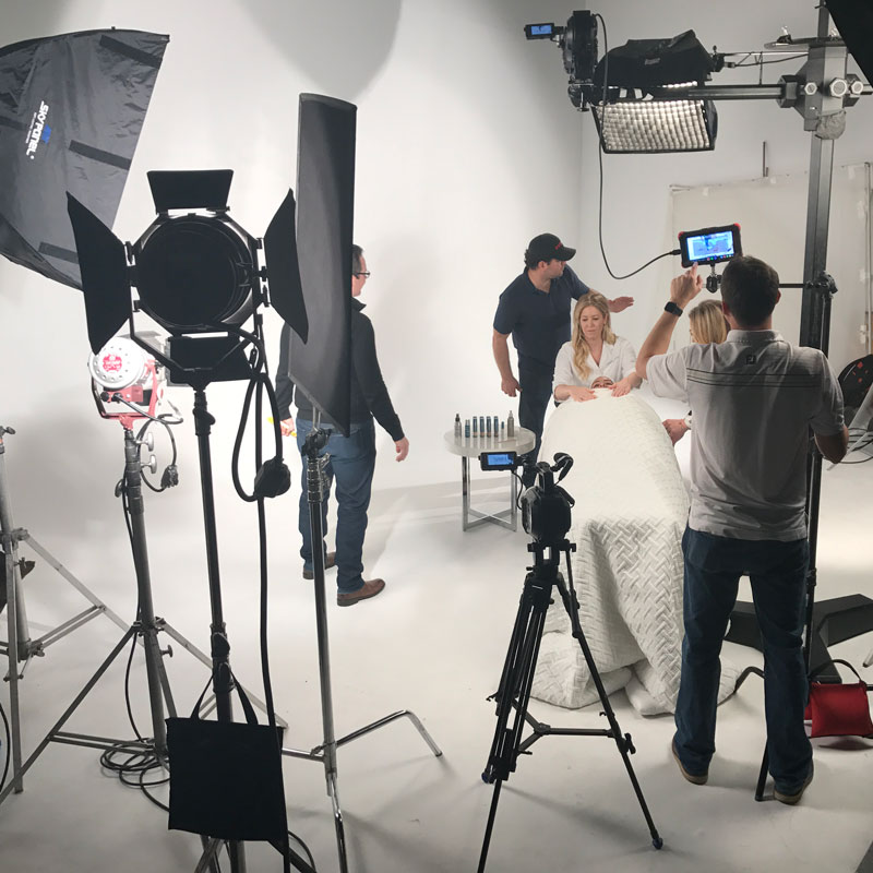 Camera setup for video shoot by Anson Creative