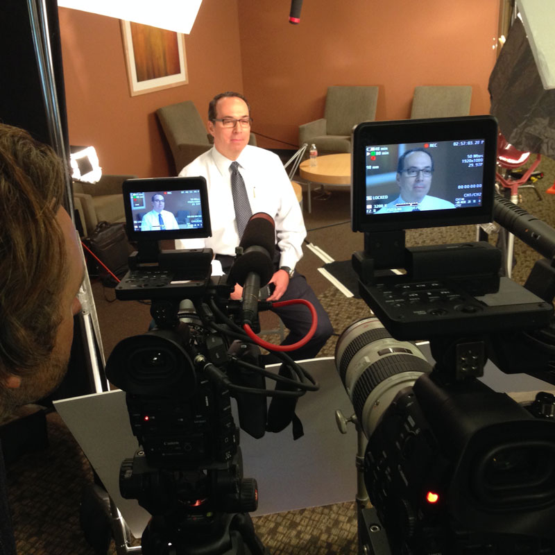 Anson Creative filming on location