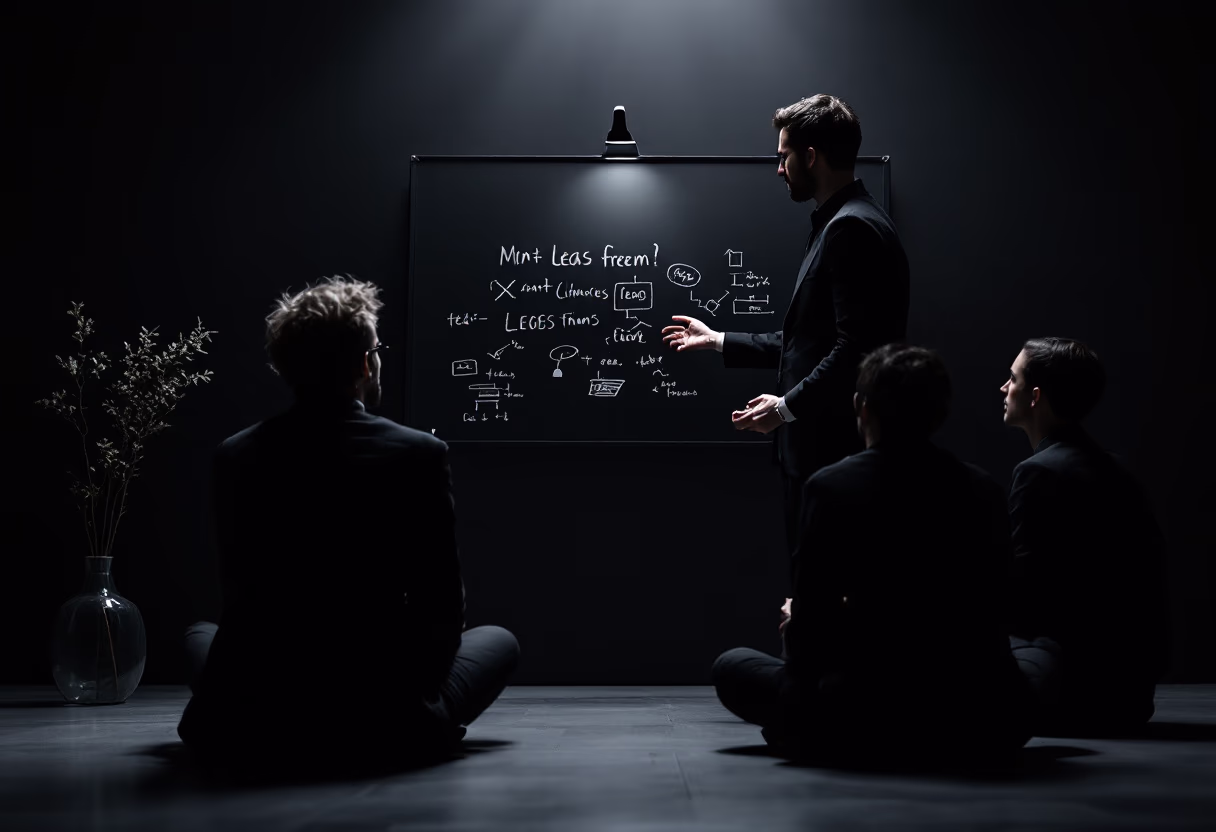 image of a brainstorming session (for a consulting firm)