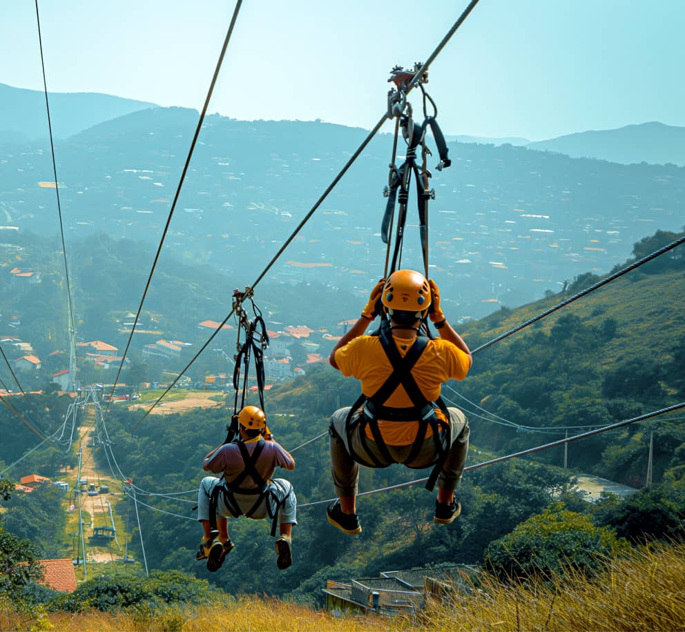 Zip Lines Image - Glamping X Webflow Template