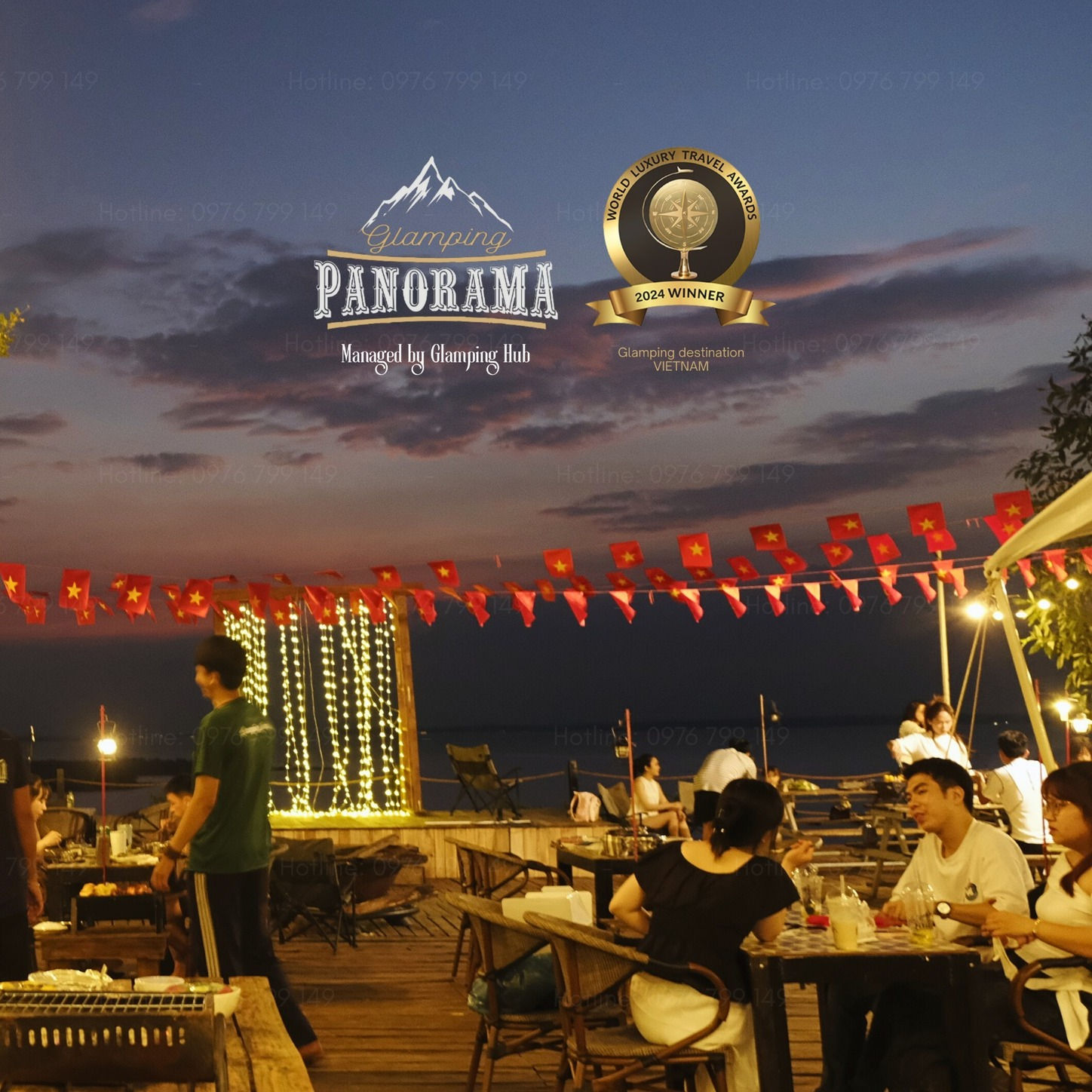  Đêm BBQ và lửa trại tại Panorama Glamping – khoảnh khắc nghỉ dưỡng yên tĩnh gần thiên nhiên, tách biệt khỏi ồn ào phố thị.