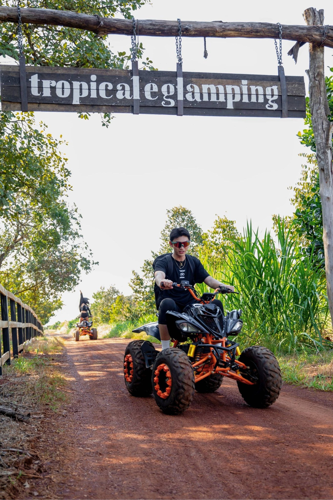 Trải nghiệm lái xe địa hình ATV tại Tropical eglamping Đồng Nai