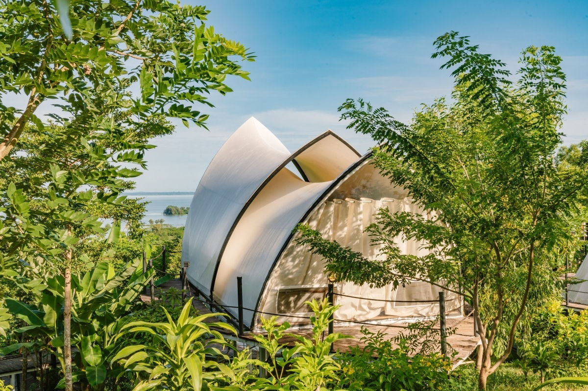 Lều mái vòm giữa thiên nhiên tại Panorama Glamping – khu cắm trại gần TPHCM