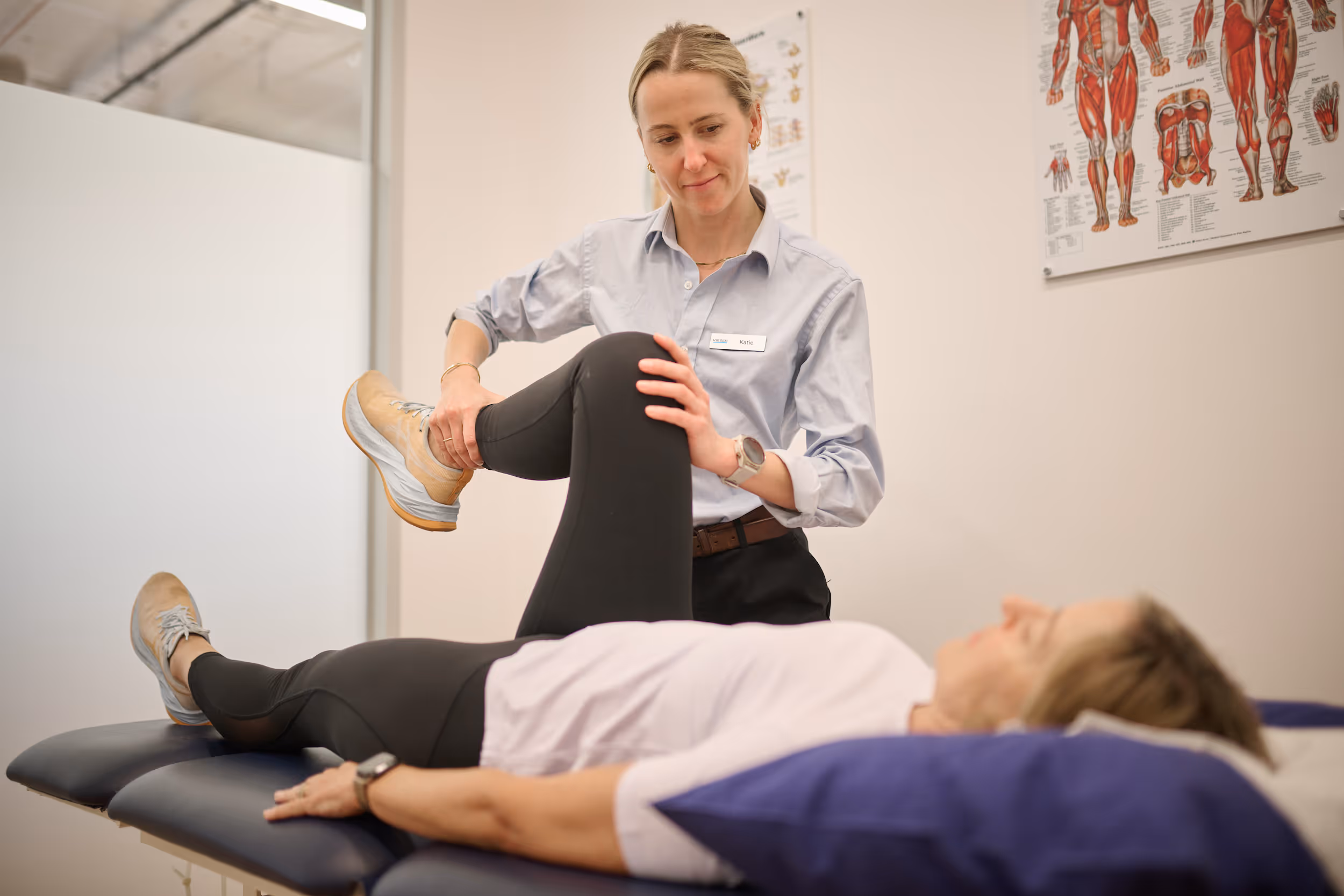 A physio session.