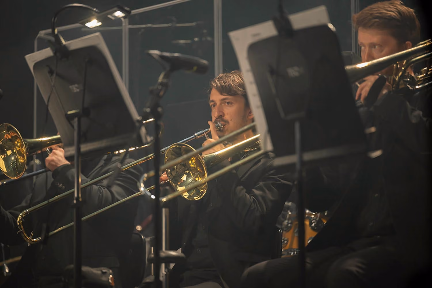 Jackson Bankovic playing Trombone
