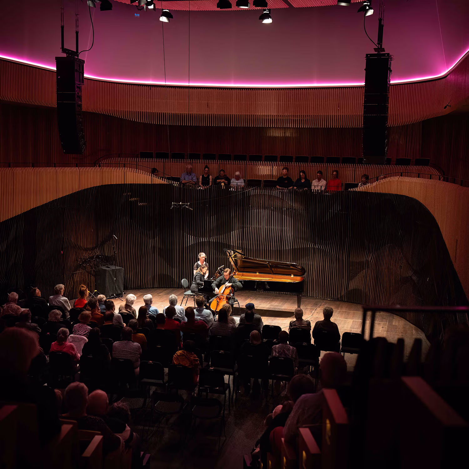 Musicians performing at The Hedberg.