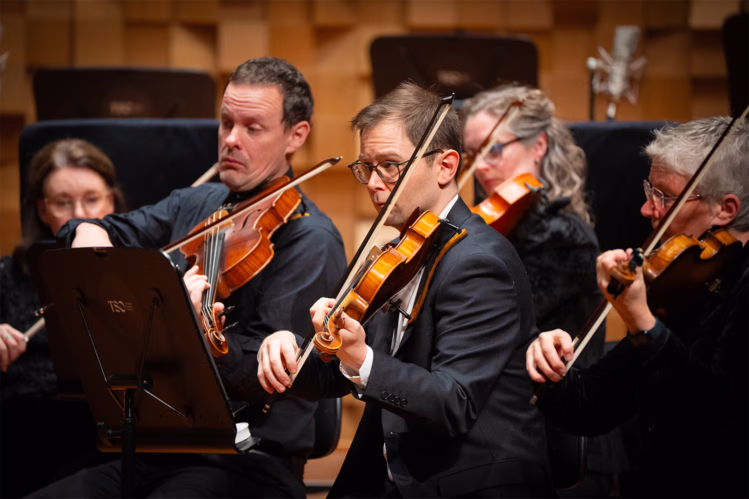 Tobias Chisnall playing in the Federation Concert Hall