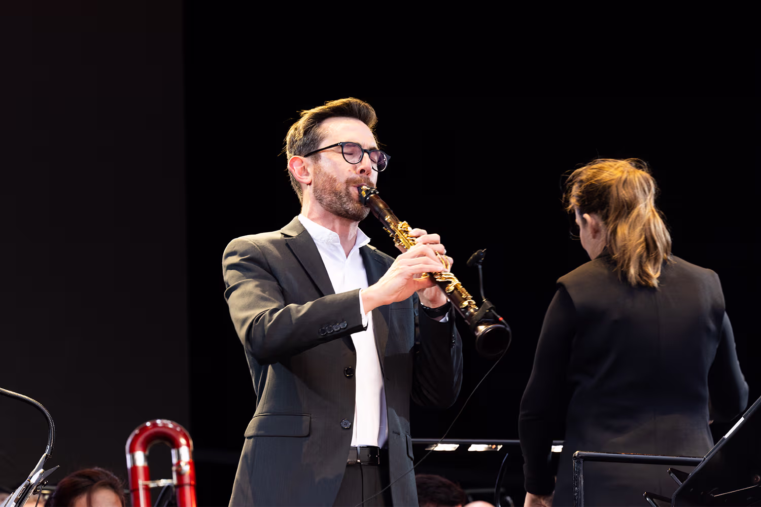 Andrew Seymour playing at Symphony on the Waterfront