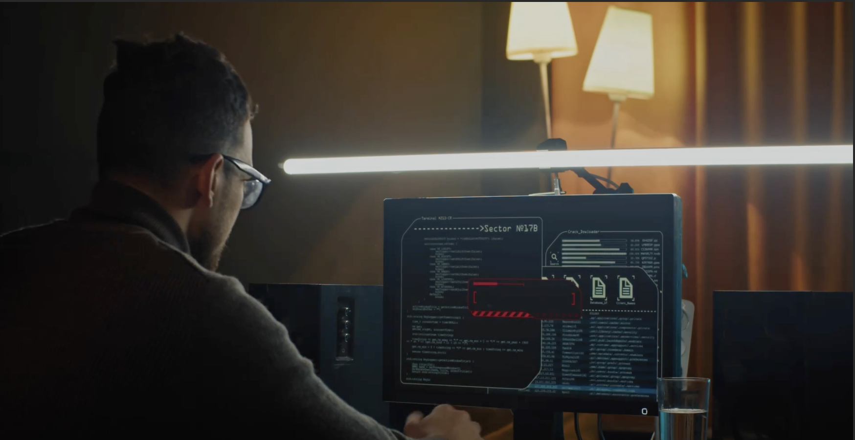 image of interactive lesson on tablet