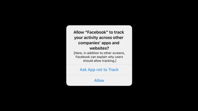 Facebook Privacy Prompt i OS