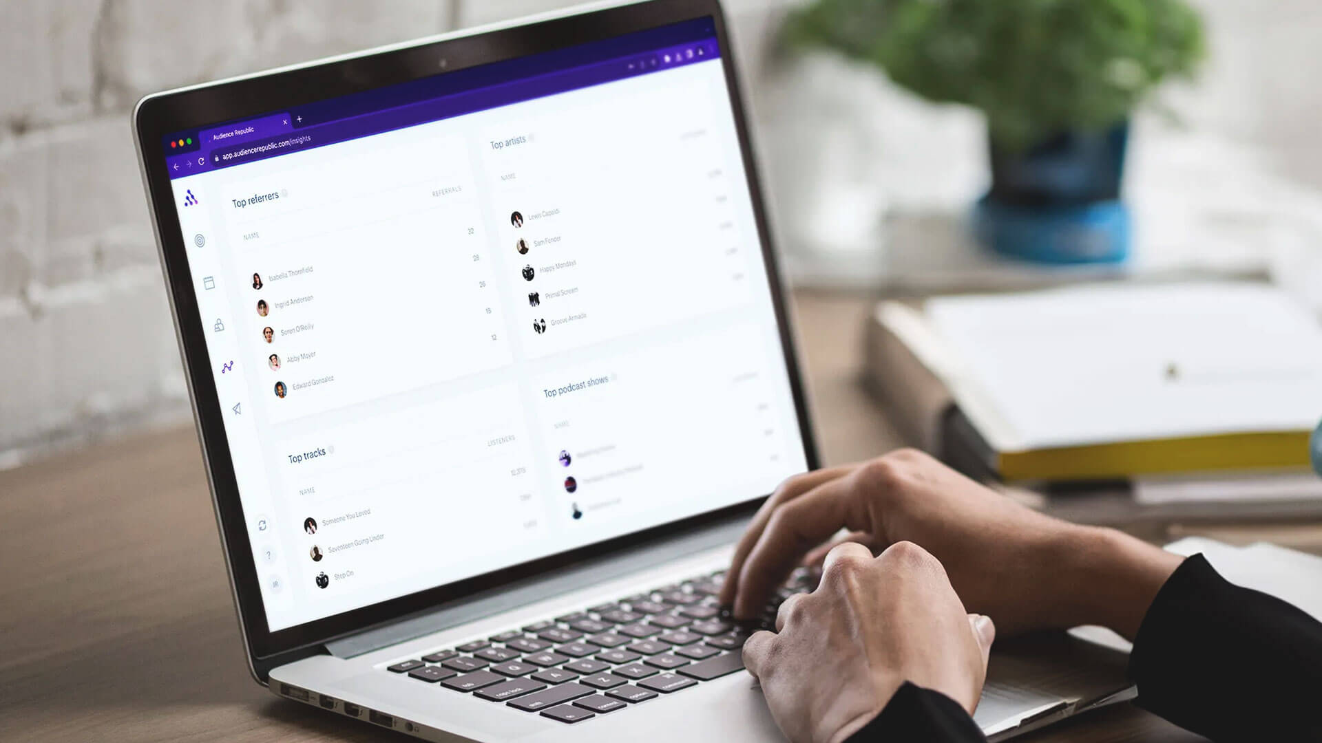 Customer using the Audience Republic marketing platform to segment their audience