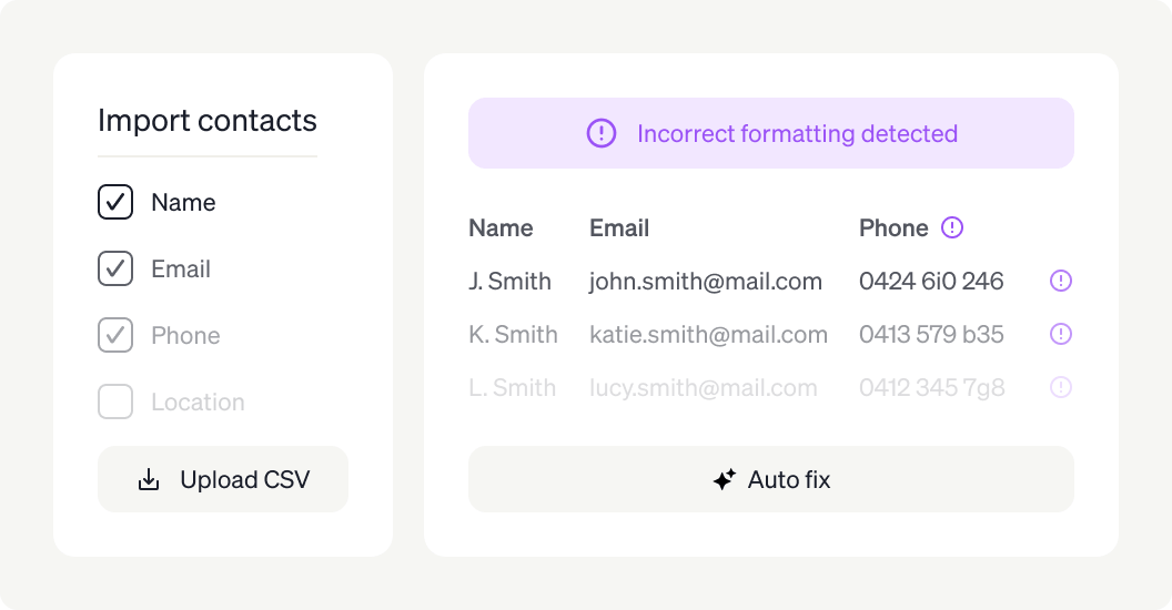 Seamless .csv imports have arrived
