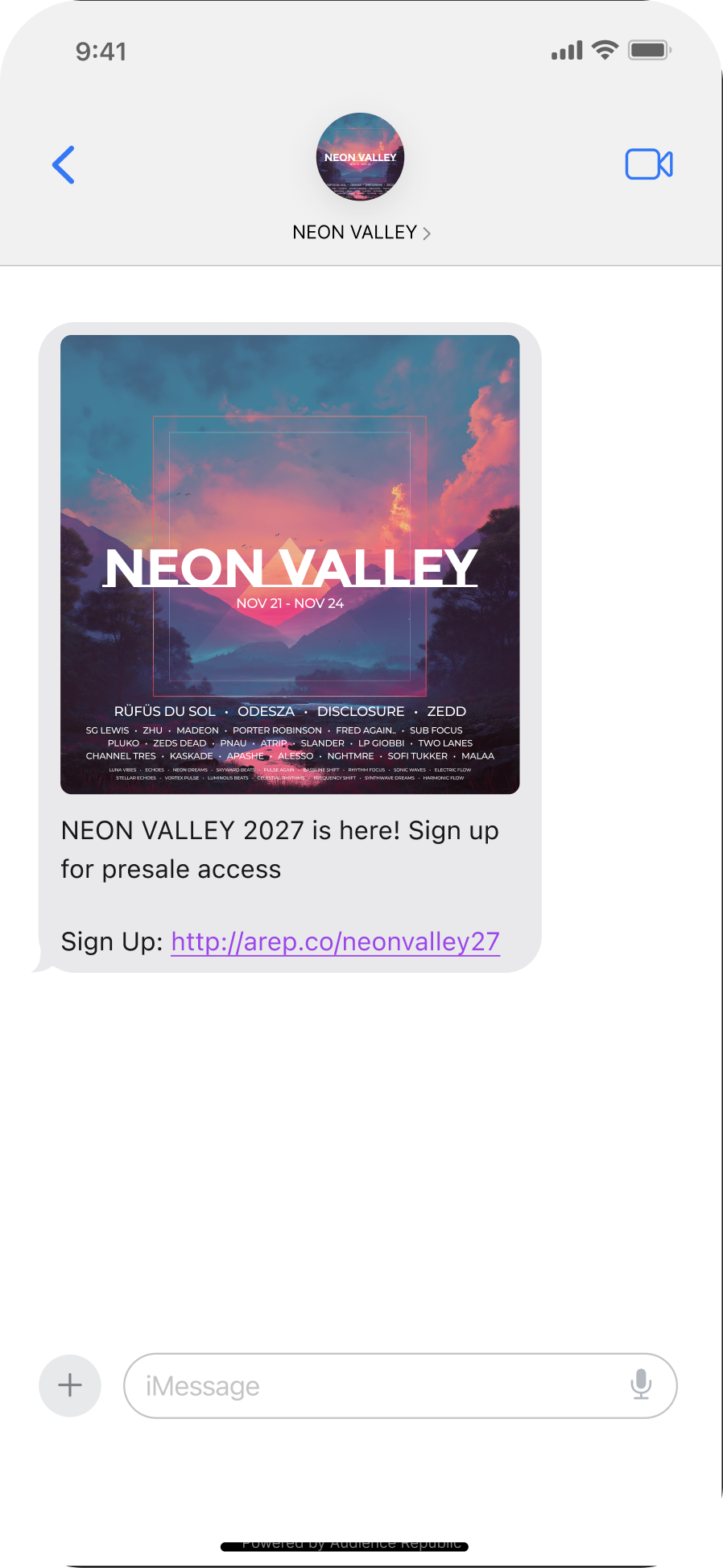 Launch your presale registration 