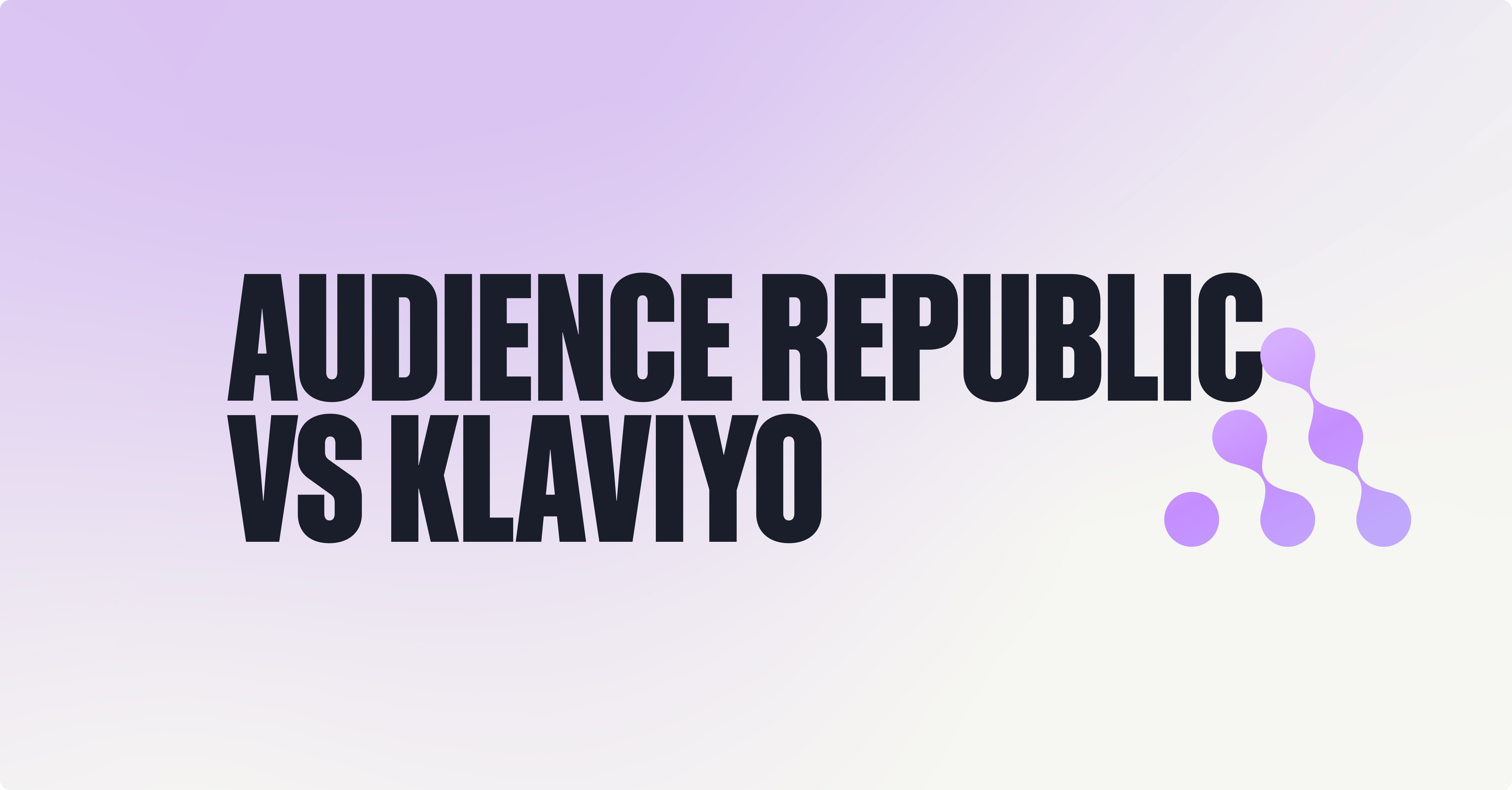 Klaviyo Was Built for Ecommerce. Not to Sell Out Shows.