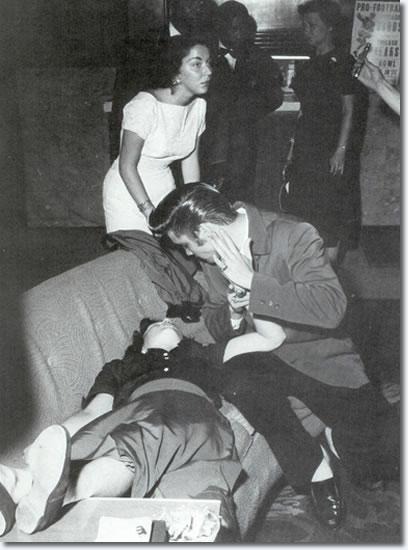 Elvis and the contest winner, Andrea June Stephens : August 10, 1956, Jacksonville.