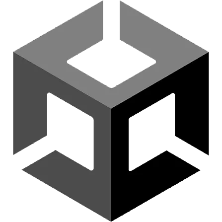 Three-dimensional cube made of interlocking geometric shapes in shades of black and gray.