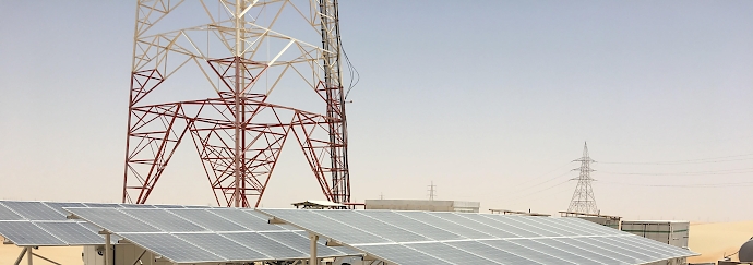 Du Telecom - Solar PV off grid solution for 20 mobile BTS Sites