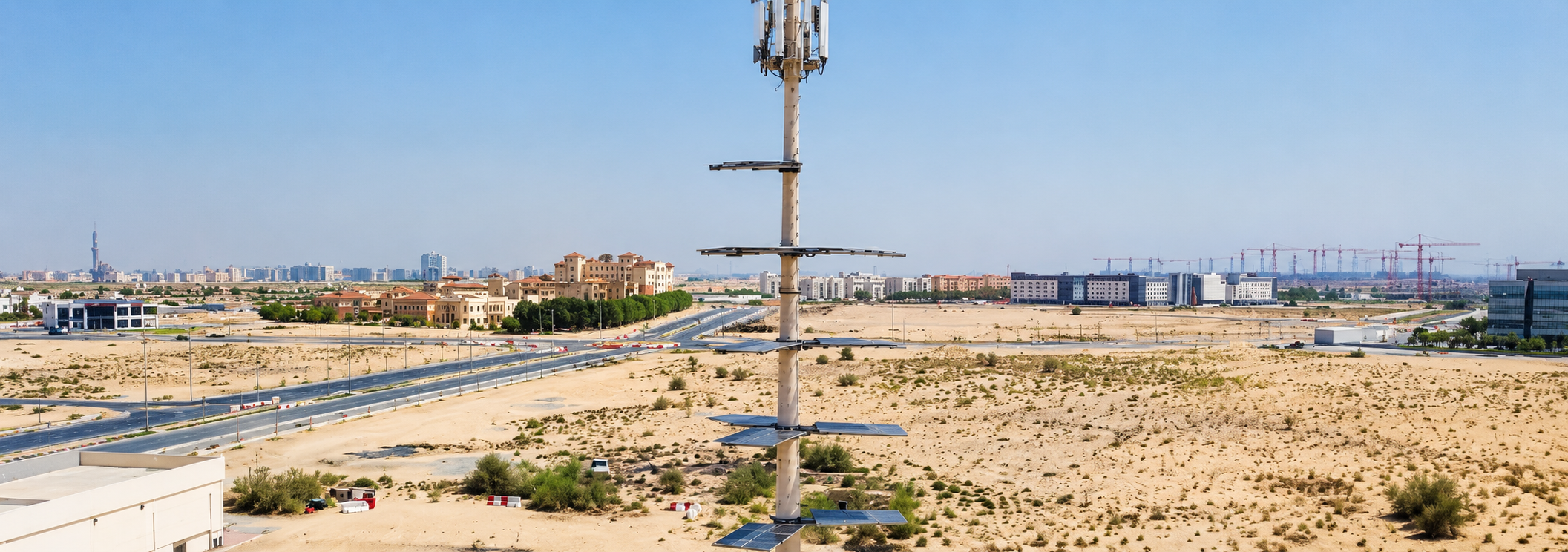 Du Telecom - Solar On Tower OFF-Grid Solutions for various sites