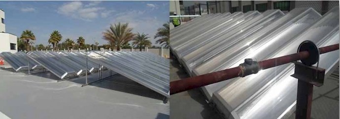 Solar Panel Absorption chiller for Abu Dhabi Water and Electricity Authority (ADWEA)