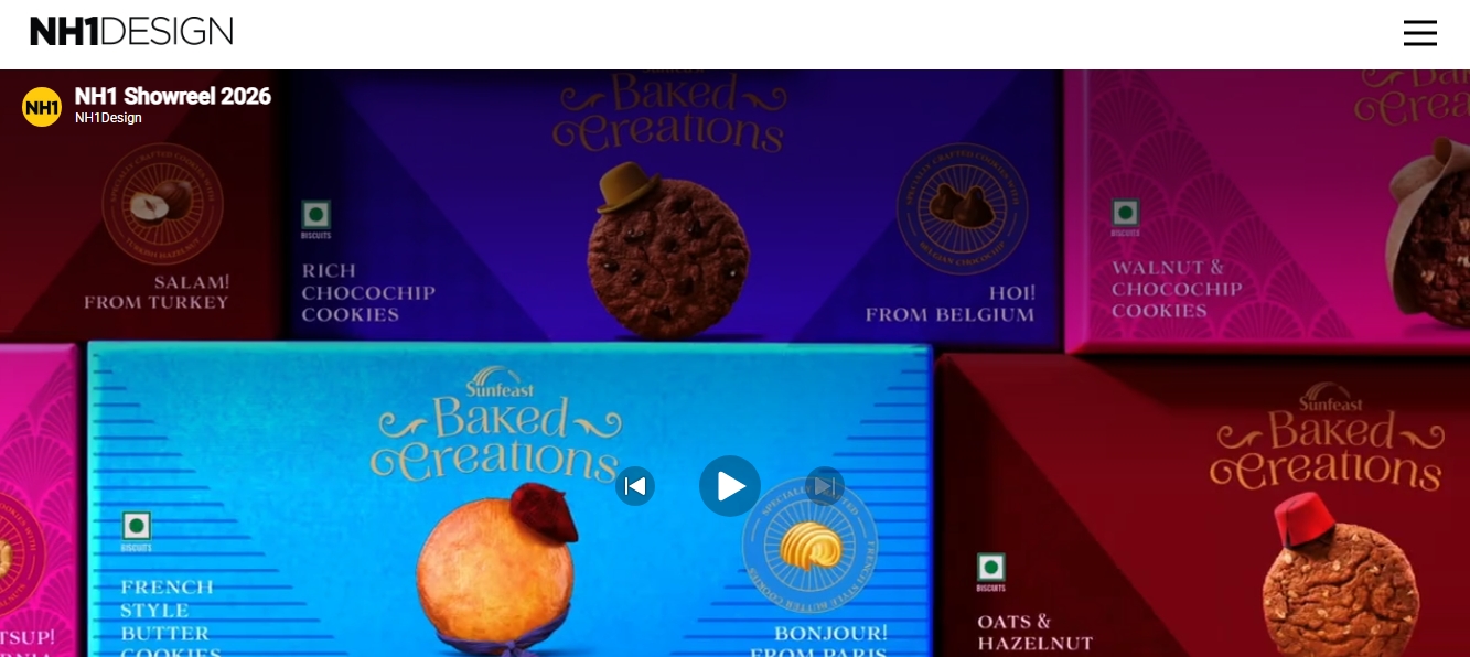 A video screenshot from NH1 Design. It showcases how top agencies design premium packaging design India consumers love.