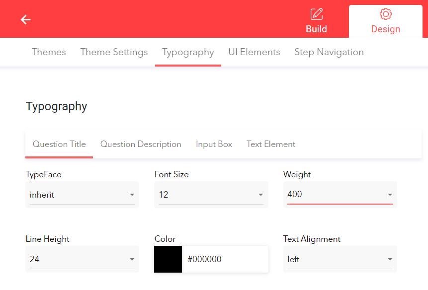 Reduce text sizing in typography