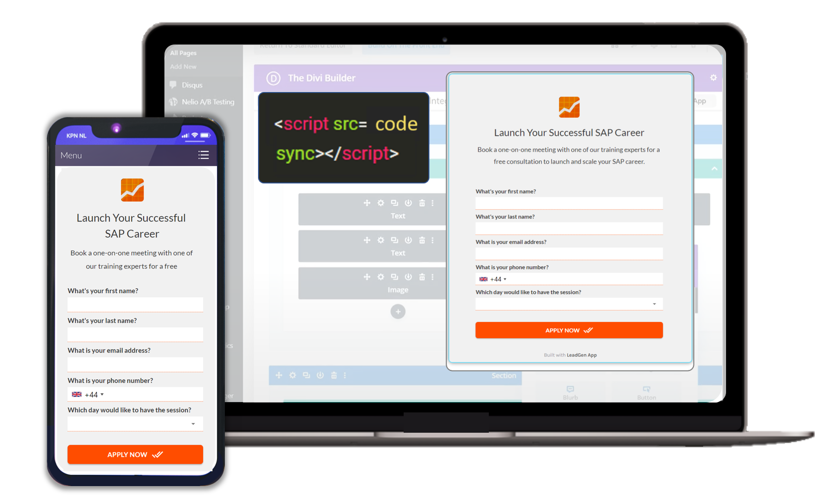 CliqForms form design, web and mobile