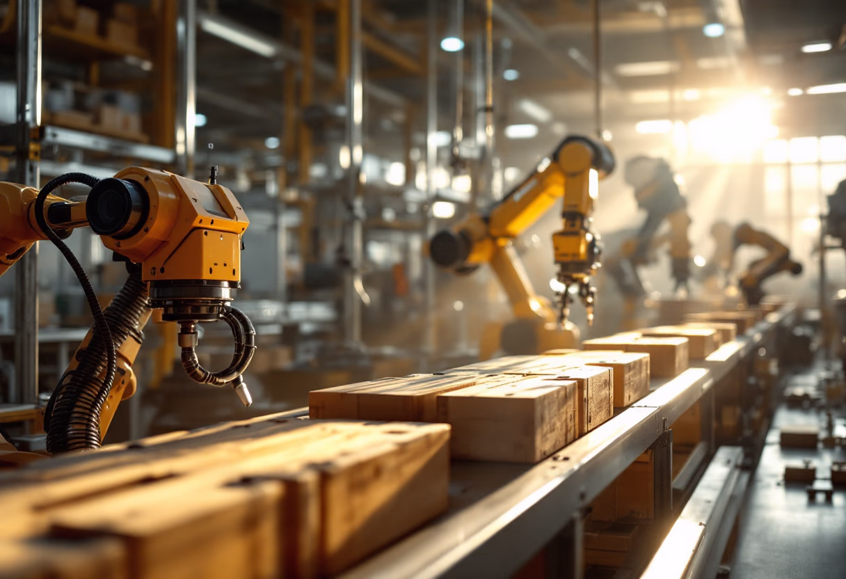 [background image] image of assembly line automation tools