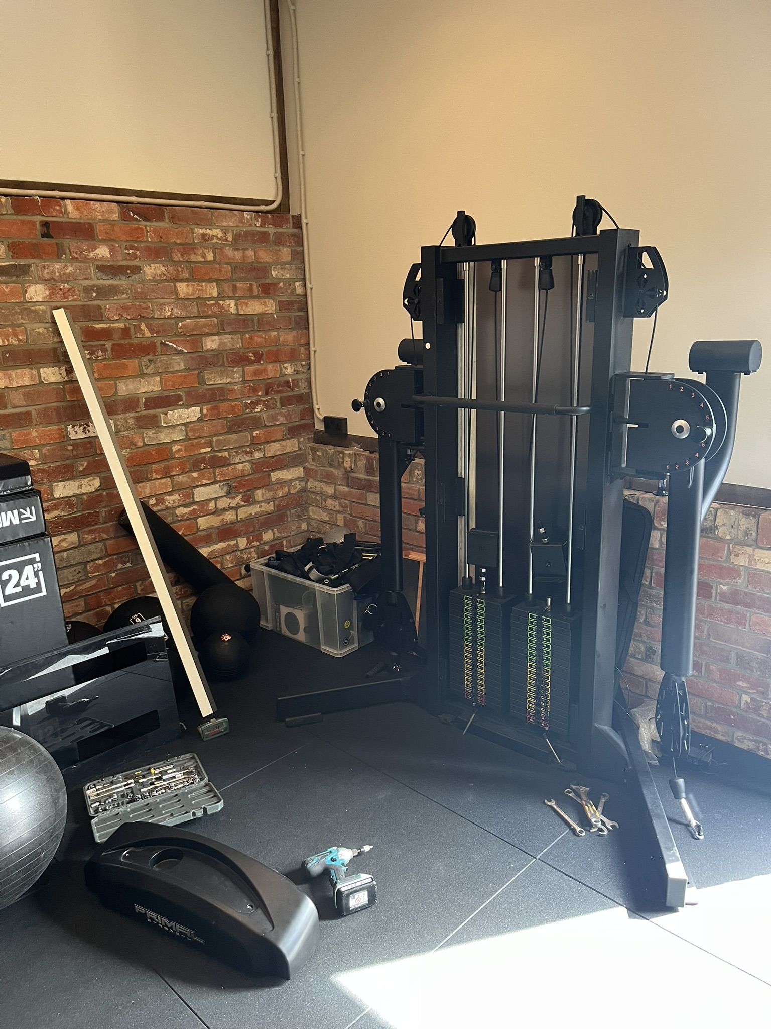 Gym equipment being moved by Lifted Moving crew in Dorset
