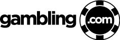 Gambling black white logo