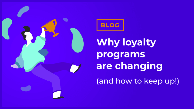 Illustration of a trophy and medal representing a loyalty program